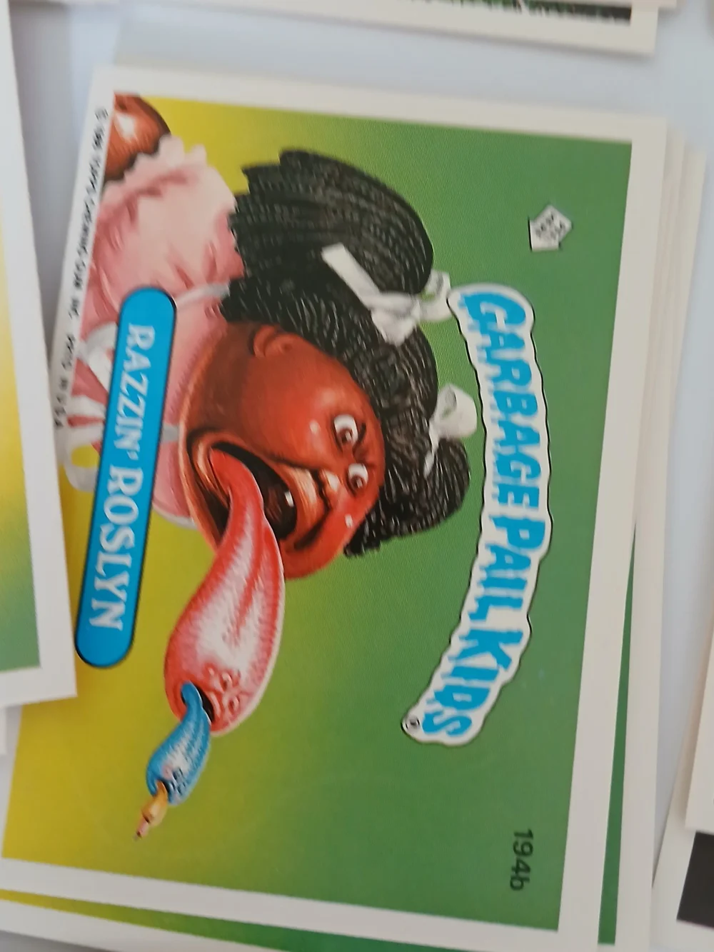 Garbage PAIL KIDS CARDS!